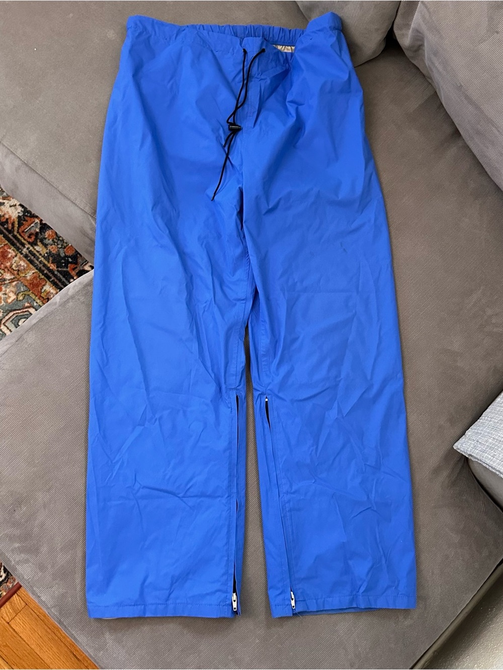 Gore-Tex 10X Waterproof Overpants Mens XL Regular  Blue Outdoor Hiking Camp